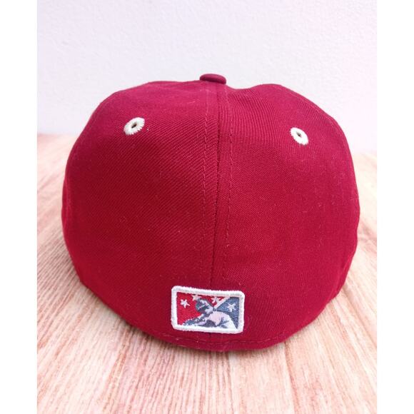 New Era 59Fifty Frisco RoughRiders Hat Ball Cap Red Size 6 3/4 MiLB - Picture 7 of 9